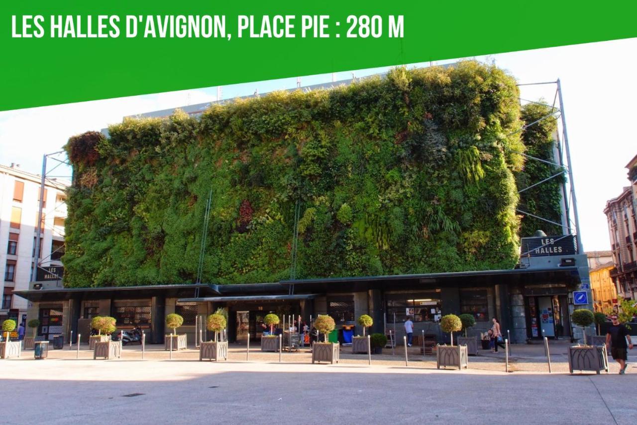 亞維農Le Cocon Des Halles 3 - Intra Muros - Ac Clim - Wifi公寓 外观 照片